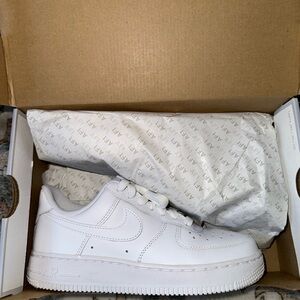 Nike Air Force 1 All-White Sneakers